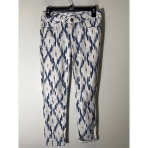 Paige Denim White Blue Verdugo ultra Skinny Ankle Jeans Sz 26